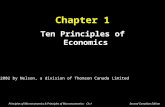 Principles of Microeconomics & Principles of Macroeconomics: Ch.1 Second Canadian Edition Chapter 1 Ten Principles of Economics © 2002 by Nelson, a division.
