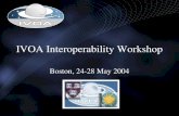IVOA Interoperability Workshop Boston, 24-28 May 2004.
