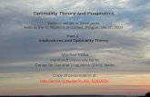 Optimality Theory and Pragmatics Lecture series in three parts held at the V. Mathesius Center, Prague, March 2004 Part 1: Implicatures and Optimality.