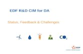 EDF R&D CIM for DA Status, Feedback & Challenges.