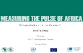 Javier Santiso Director OECD Development Centre 23 April 2009 UNECA Presentation to the Council.