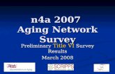 N4a 2007 Aging Network Survey Preliminary Title VI Survey Results March 2008.
