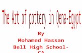 By Mohamed Hassan Bell High School-CA. Glass, metal, plastic, and craft products have recently appeared as alternatives to pottery products. This has.