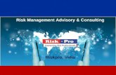 1 Risk Management Advisory & Consulting Riskpro, India.