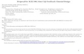 1 Proposal for IEEE 802.16m CQI Feedback Channel Design Document Number: IEEE C80216m-08/937r2 Date Submitted: 2008-09-05 Source: Hongmei Sun, Changlong.