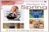 9 Free Knitting Patterns Perfect for Spring