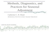 Methods, Diagnostics, and Practices for Seasonal Adjustment Catherine C. H. Hood Introductory Overview Lecture: Seasonal Adjustment.