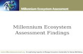 Millennium Ecosystem Assessment Findings. Largest assessment of the health of Earths ecosystems Experts and Review Process Prepared by 1360 experts from.
