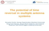 The potential of time reversal in multiple antenna systems Persefoni Kyritsi, George Papanicolaou (Stanford University) Hung Tuan Nguyen, Jørgen Bach Andersen,