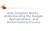 How Congress Works: Understanding the Budget, Appropriations, and Authorizations Process.