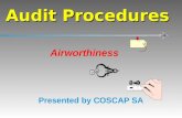 Airworthiness Audit Procedures Presented by COSCAP SA.