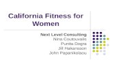 California Fitness for Women Next Level Consulting Nina Coutouvalis Punita Dogra Jill Hakansson John Papanikolaou.