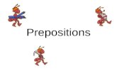 Prepositions. Prepositions connect a noun or pronoun object with another word in the sentence.