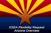 ESEA Flexibility Request Arizona Overview. Background and Overview The Elementary and Secondary Education Act (ESEA) was reauthorized in 2002 and then.
