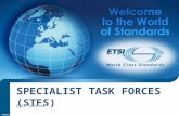 SEM08-14 SPECIALIST TASK FORCES (STFS) ETSI Seminar SEM08-14.