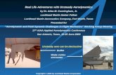 Real Life Adventures with Unsteady Aerodynamics by Dr. Atlee M. Cunningham, Jr. Lockheed Martin Senior Fellow Lockheed Martin Aeronautics Company, Fort.
