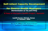 Self-reliant Capacity Development for District Health Managers Harmonization of TAs and SWAp A Case of Morogoro Health Project, Tanzania Dr. G.J.B. Mtey.