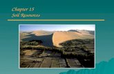 Chapter 15 Soil Resources. Overview of Chapter 15 o What is soil? o Soil Properties o Major Soil Orders o Soil Problems o Soil Conservation o Soil Reclamation.