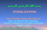 Lecture-Sterilization and Disinfection