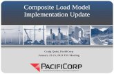Composite Load Model Implementation Update Craig Quist, PacifiCorp January 23-25, 2013 TSS Meeting.