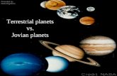 Terrestrial planets vs. Jovian planets Presented by: Nikita Bogdanov.