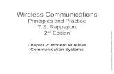 © 2002 Pearson Education, Inc. Commercial use, distribution, or sale prohibited. Wireless Communications Principles and Practice T.S. Rappaport 2 nd Edition.