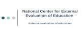 National Center for External Evaluation of Education External evaluation of education.