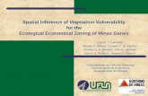 Spatial Inference of Vegetation Vulnerability for the Ecological Economical Zoning of Minas Gerais Luis M. T. Carvalho 1 Moisés S. Ribeiro 2, Luciano T.