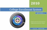 User's Manual College Enrollment System