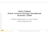 This information is private and confidential. © February 13, 2008 ITER CODAC Plant Control Design Handbook – Barcelona - 27 Oct 2008 Page 1 ITER CODAC.