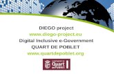 DIEGO project  Digital Inclusive e-Government QUART DE POBLET .
