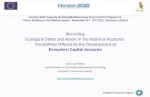 Recording Ecological Debts and Assets in the National Accounts: Possibilities Offered by the Development of Ecosystem Capital Accounts Jean-Louis Weber.