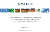 CDM METHODOLOGIES IMPROVEMENT 7 th CDM Joint Coordination Workshop 12-13 th March 2011, Bonn, Germany Anne-Sophie Zirah - March 2011.