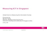 CONFIDENTIAL © 2008 IDA Singapore. All Rights Reserved. 1 Measuring ICT in Singapore Global Event on Measuring the Information Society Presented by Ng.