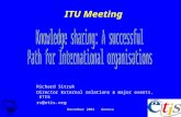 December 2001 Geneva 1 ITU Meeting Richard Sitruk Director External relations & major events, ETIS rs@etis.org.