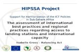 International Telecommunication Union HIPSSA Project Support for Harmonization of the ICT Policies in Sub-Sahara Africa The assessment of international.
