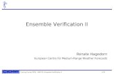 Training Course 2009 – NWP-PR: Ensemble Verification II 1/33 Ensemble Verification II Renate Hagedorn European Centre for Medium-Range Weather Forecasts.