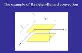 The example of Rayleigh-Benard convection. Pattern-forming instabilities: The example of Rayleigh-Benard convection.