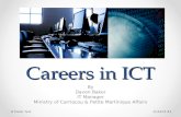Careers in ICT By Davon Baker IT Manager Ministry of Carriacou & Petite Martinique Affairs 2/25/20141Footer Text.
