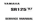 Yamaha SR125_Service Manual 3MW-AE1 1997 (English)