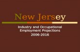 New Jersey Industry and Occupational Employment Projections 2006-2016.