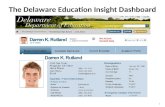 1 The Delaware Education Insight Dashboard. 2 Essential Questions of The Dashboard 1) What is The Dashboard? 2) Who had input in the design of The Dashboard?