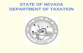STATE OF NEVADA DEPARTMENT OF TAXATION. MODIFIED BUSINESS TAX.