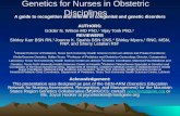 Genetics for Nurses in Obstetric Disciplines A guide to recognition and referral of congenital and genetic disorders AUTHORS: Golder N. Wilson MD PhD,