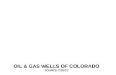 OIL & GAS WELLS OF COLORADO SOURCE COGCC. COLORADO MONTHLY COMPOSITE GAS PRICE vs NYMEX 11-05-07 ( Colo=20%Northwest PL RM+50%El Paso SJB+30%CIG Rockies;