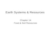 Earth Systems & Resources Chapter 14 Food & Soil Resources.