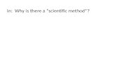 In: Why is there a scientific method?. Learning goals : Students understand and use the scientific method to do an experiment. Success Criteria: Students.