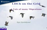 1 LHCb on the Grid A Tale of many Migrations Raja Nandakumar.