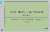 Case study 5: all interval series Results due to Simonis, Puget & Regin.