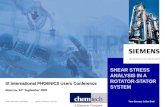 Your Success is Our Goal   SHEAR STRESS ANALYSIS IN A ROTATOR-STATOR SYSTEM IX International PHOENICS Users Conference.
